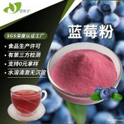 壹贝子源头厂家蓝莓果粉蓝莓提取物散装现货水溶食品级原料蓝莓粉